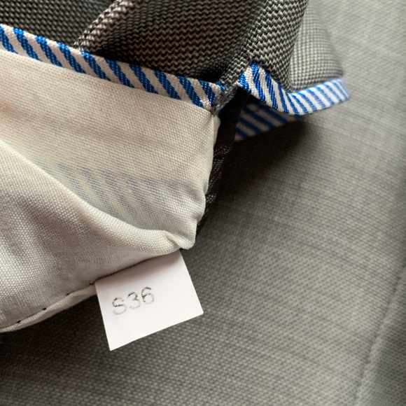 Tommy Hilfiger 100% Wool Men’s or Boy’s Gray Formal Suit Coat Blazer 36 Short - Picture 15 of 16